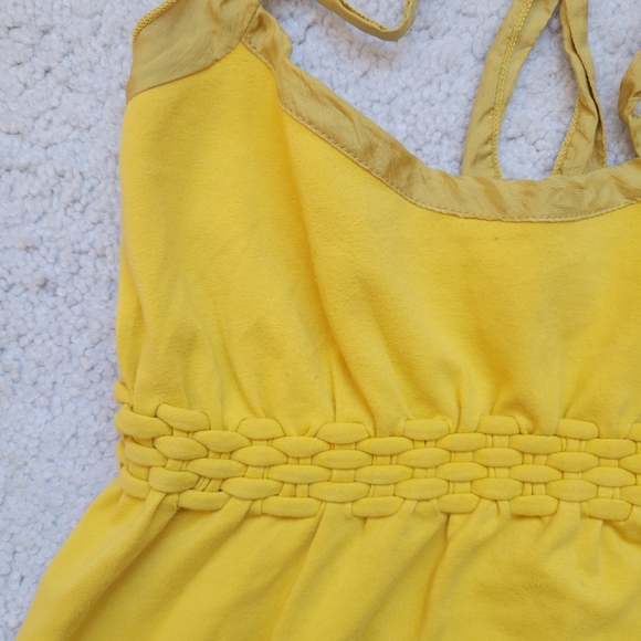 Anthropologie yellow halter dress - Picture 2 of 7